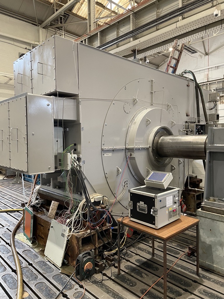 Purge gas displacement sniffer testing on high voltage enclosure