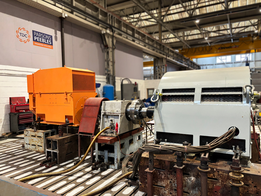 Synchronous generator testing up to 65MVA at TDC Parsons Peebles