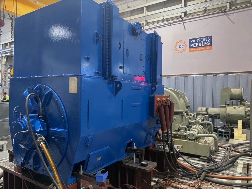 Direct load testing of 8MW high voltage induction motor