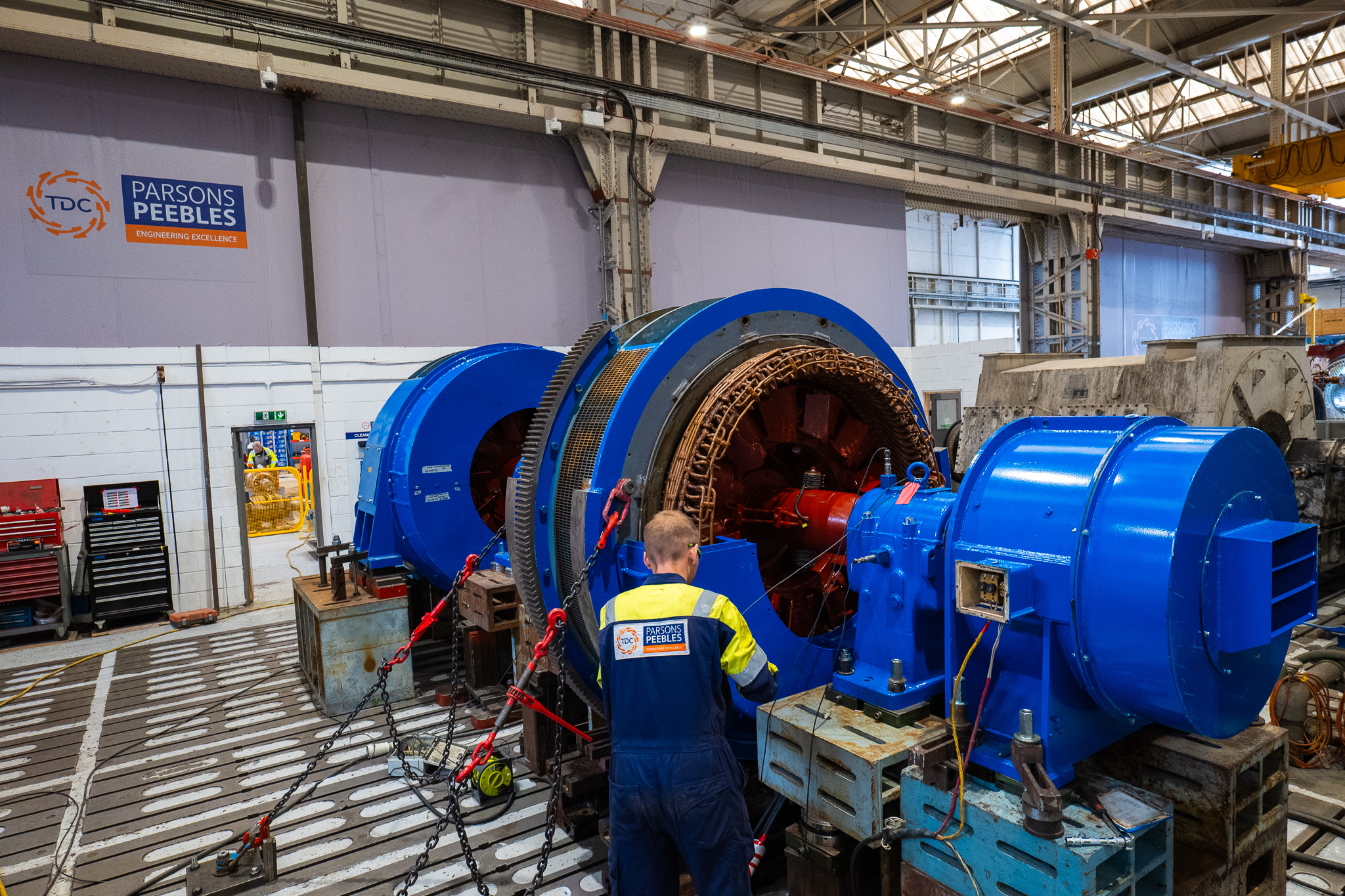TDC Parsons Peebles Rosyth high voltage test bay facility