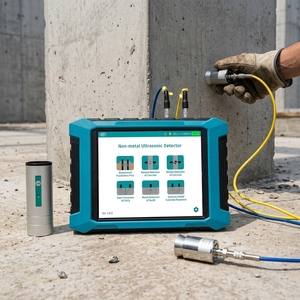 Ultrasonic Pulse Velocity Test Apparatus For Concrete